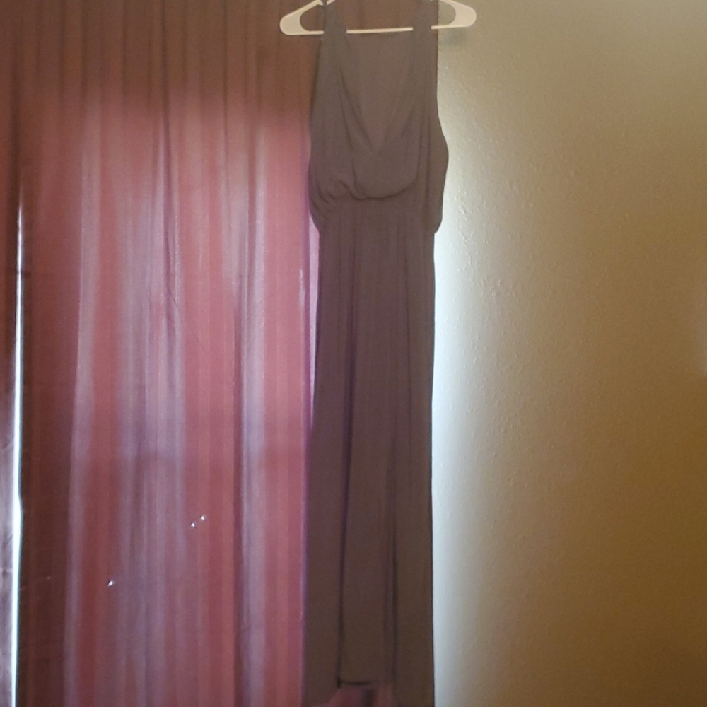 Grey maxi dress